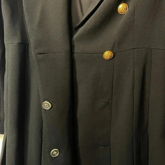 Alice + Olivia Kyrie Tuxedo Dress Black Size 12 - Picture 8 of 11